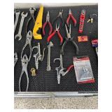 Craftsman Stainless Steel Tool Box Filled with Tools