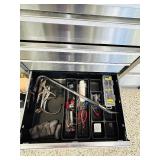 Craftsman Stainless Steel Tool Box Filled with Tools