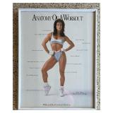 Vintage Framed Poster of Ms Olympia Rachel McLish