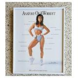 Vintage Framed Poster of Ms Olympia Rachel McLish