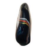 Large Hand-Blown Art Glass Paperweight