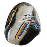Large Hand-Blown Art Glass Paperweight