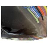 Large Hand-Blown Art Glass Paperweight