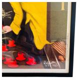 Vintage Framed Advertising Print "La Victoria Arduino" for "Coffee Machines"