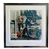 Limited Edition Serigraph on Rice Paper by Lu Hong