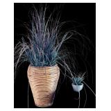 Home Decor including Faux Plant, Jeweler Box and Small Faux Aloe