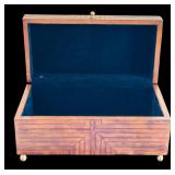 Home Decor including Faux Plant, Jeweler Box and Small Faux Aloe