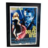 Framed Vintage Poster Print La Dolce Vita