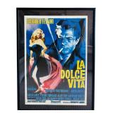 Framed Vintage Poster Print La Dolce Vita