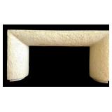 Beautiful Ambrose Console Table with a Sculptural Silhouette and Curved Legs