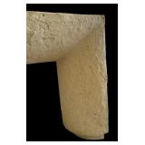 Beautiful Ambrose Console Table with a Sculptural Silhouette and Curved Legs