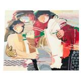 "Caring" Limited Edition Serigraph by Hessam Abrishami Numbered and Signed