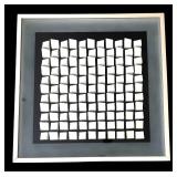 Three-Dimensional Abstract  Geometric Framed Artwork