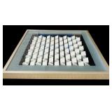 Three-Dimensional Abstract  Geometric Framed Artwork