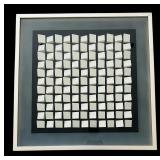 Three-Dimensional Abstract  Geometric Framed Artwork