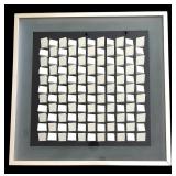 Three-Dimensional Abstract  Geometric Framed Artwork