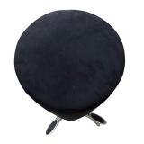 Pair of Retro Bar Stools in Black with Four Foot Rests by Artedi Inc.