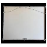 Beautiful Black and White Framed Photographic Print Older Man and Dog