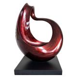 Gorgeous Maroon Abstract Sculpture Abstract