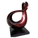 Gorgeous Maroon Abstract Sculpture Abstract