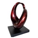 Gorgeous Maroon Abstract Sculpture Abstract