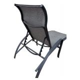 Two Outdoor Lounge Chairs and Small Table