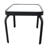 Two Outdoor Lounge Chairs and Small Table