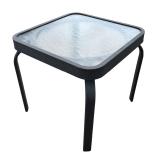 Two Outdoor Lounge Chairs and Small Table