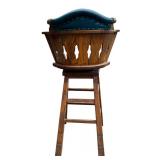 Set of Three Vintage Wooden Barstools (Similar Stools Featured in Caddyshack)