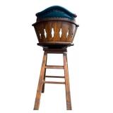 Set of Three Vintage Wooden Barstools (Similar Stools Featured in Caddyshack)