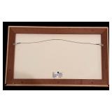 Framed Colored Triptych Serigraph