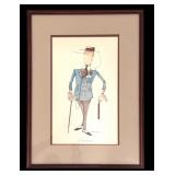 Vintage GR Cheesebrough Print "The Super Salesman"