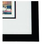 Petite Colorful Framed Portrait Painting Print