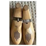 Large Lot of Wooden Shoe Trees