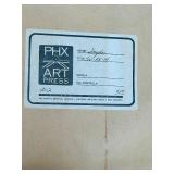 Stunning Large Signed Framed Abstract Art Print by C. Scott Snyder