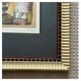 Monoprint Framed Abstract by Cecilia Mayr