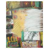 Monoprint Framed Abstract by Cecilia Mayr