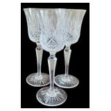 Wedgewood A Royal Collection, Full Lead Crystal Stemware including Wine,  Majesty Goblet and Champagne Flutes