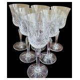 Wedgewood A Royal Collection, Full Lead Crystal Stemware including Wine,  Majesty Goblet and Champagne Flutes