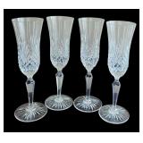 Wedgewood A Royal Collection, Full Lead Crystal Stemware including Wine,  Majesty Goblet and Champagne Flutes