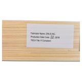 Platform Bed with Headboard / Slats, Black Metal and Wood Headboard