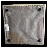 Oversized Natuzzi Leather Italian Chair and Ottoman