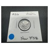 1926 Uncirculated Mercury Dime, Near FSB
