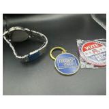 2020 Rarer 1st Term President Trump Memorabilia, Heavy Keychain, Button, 2nd Amendment Wristwatch