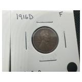 (3) Lincoln Pennies 1916D, 1921, 1920D Nice Mid Grade