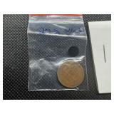 1889 IHead + (2) Better Date Lincoln Cents, VG+ 1920D and F 1918S