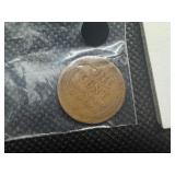 1889 IHead + (2) Better Date Lincoln Cents, VG+ 1920D and F 1918S