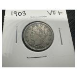 1903 VF+ Liberty V Nickel