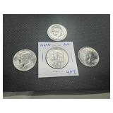 High Grade 1969D and (3) BU 2023 Halves