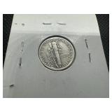 1944 AU Mercury Dime